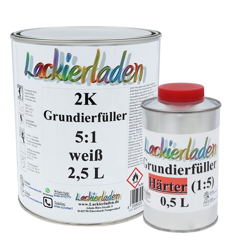 Set grundierfüller weiß - set,