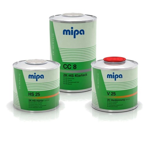 Set mipa cc8 hs klarlack - 2l,