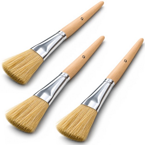 Stc pinsel helle borsten - 3x,