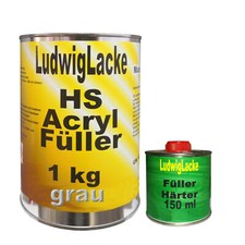 Acrylfüller 1,15 kg Set GRAU