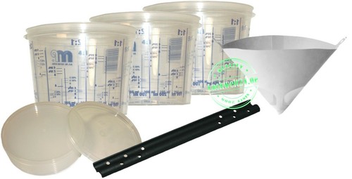 10x lackmischbecher 750ml 5x - 10x,